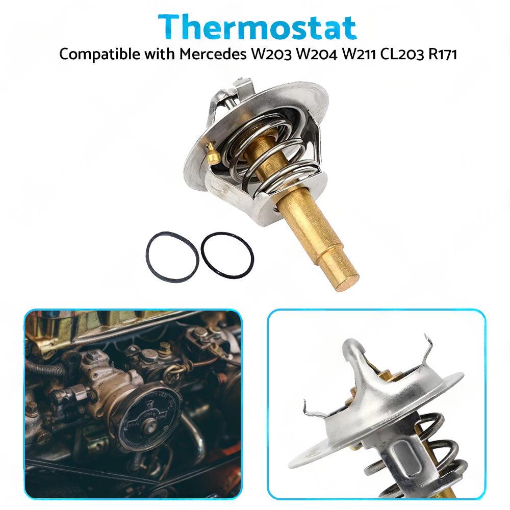Thermostat with Seal Suitable for Mercedes W203 W204 W211 CL203 R171 2712030575.