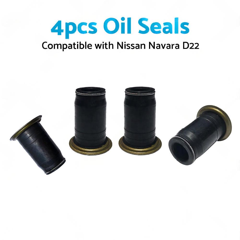 4PCS Diesel Injector Pipe Oil Seal Suitable for Nissan Navara Ute 3L ZD30 01-07.