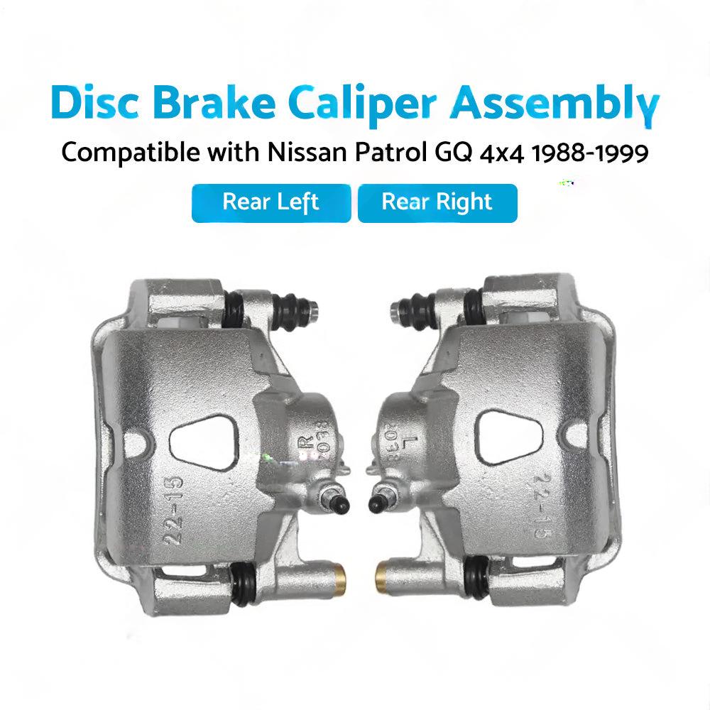 LH RH Rear Disc Brake Caliper Assembly Suitable For Nissan Patrol GQ 4x4 88-99.