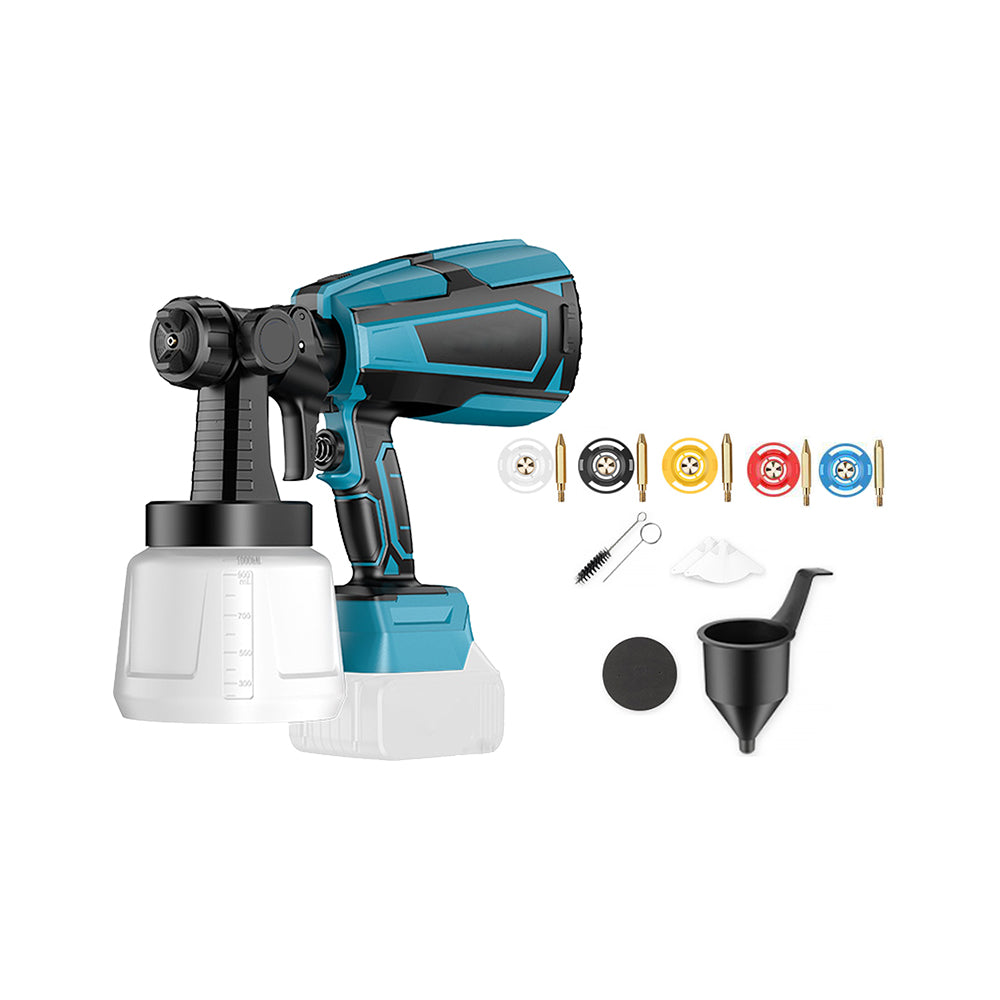 Cordless High Pressure Spray Gun Airless Paint Sprayer Suitable For Makita Battery