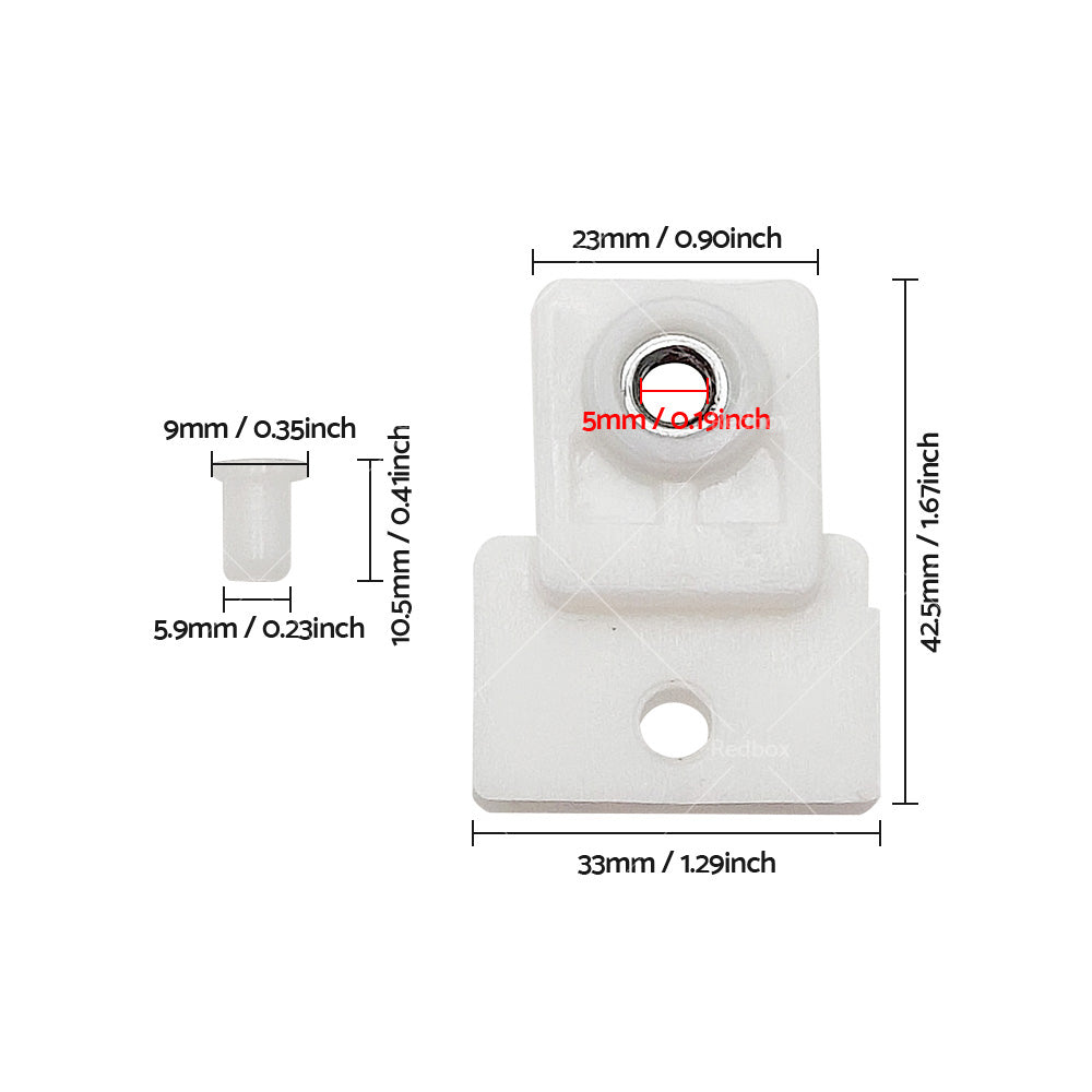 Door Window Glass Track Clip Fit Isuzu D-Max Holden Colorado Rodeo 2 Pair L + R
