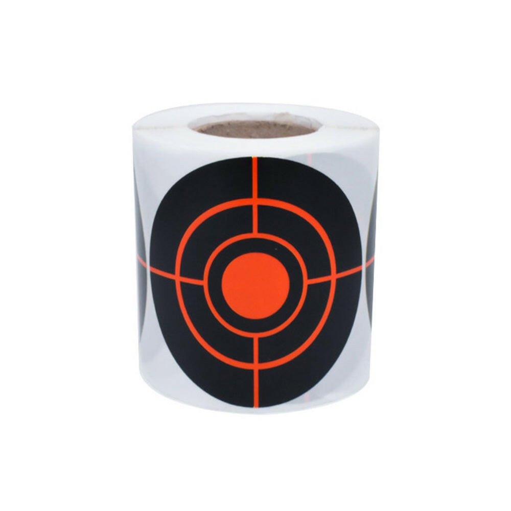 Self Adhesive Splatter Reactive Shooting Target Stickers 250x/Roll Suitable For Practice & Training.