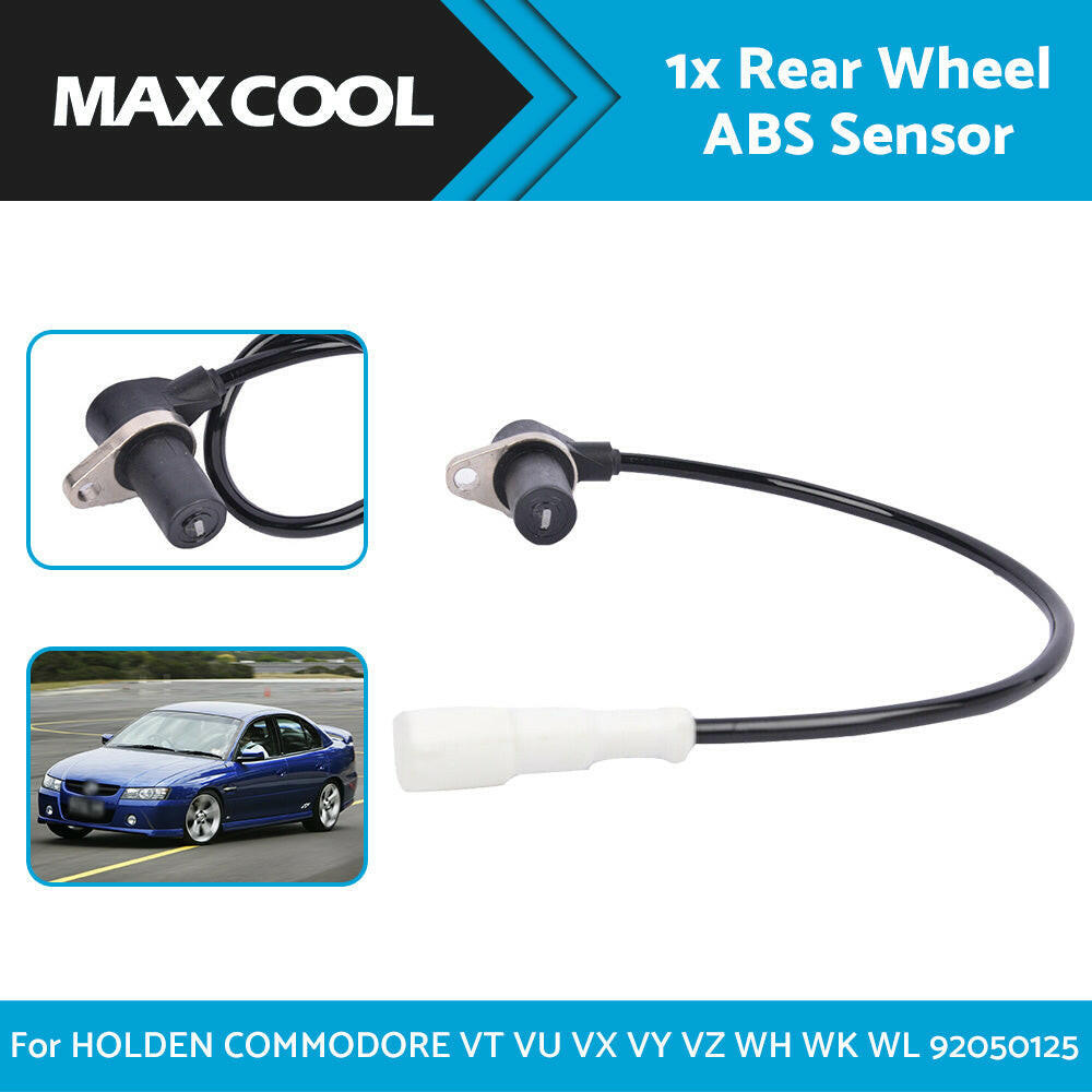 1x Rear Wheel ABS Sensor for HOLDEN COMMODORE VT VU VX VY VZ WH WK WL 92050125.