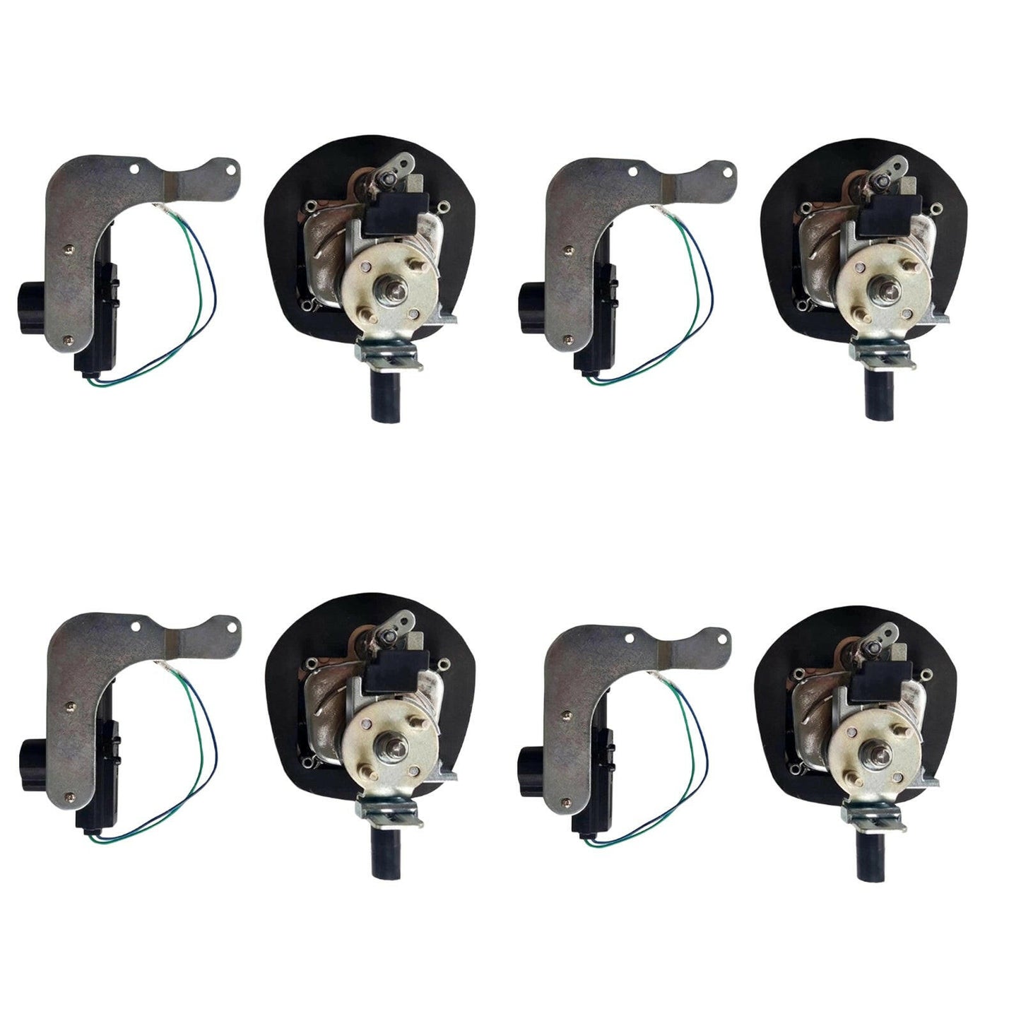 4x Chrome Power Operated Recessed Folding Whale Tail T-Lock Handle Suitable For Toolbox.