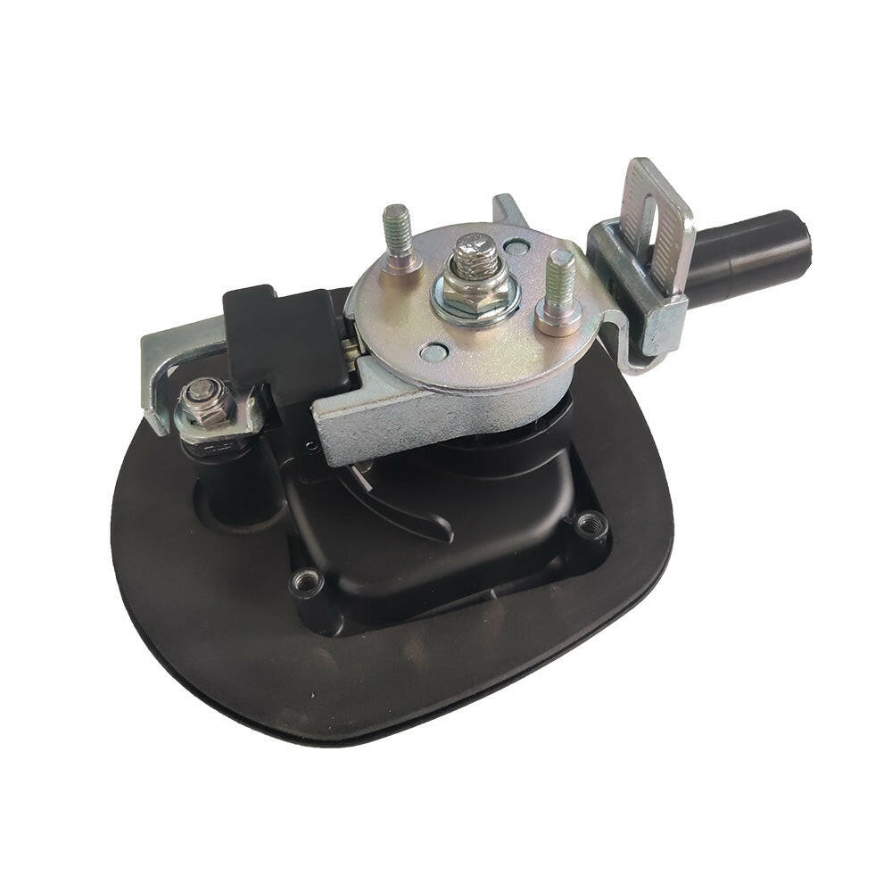 1x Black Recessed Folding T Lock / Handle Suitable For Trailer Toolbox Drop T Whale Tail.