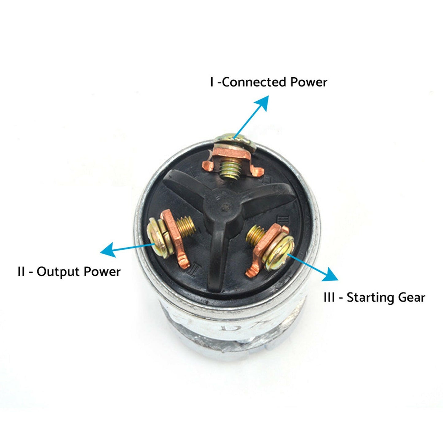 Universal 3 Position Ignition Start Switch Key Lock Suitable For Motorcycle Tractor Boat Car.