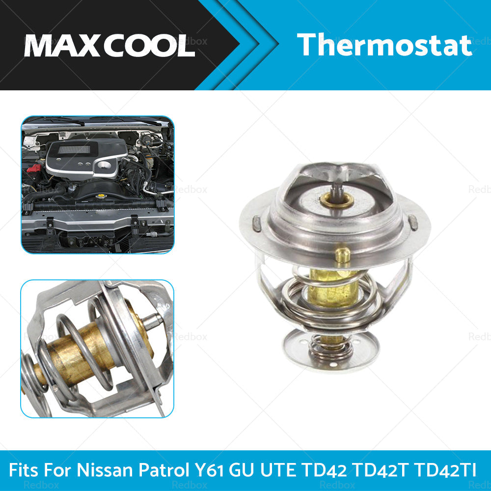 Thermostat For Nissan Patrol Y61 GU UTE TD42 TD42T TD42TI Diesel Engine 98-12.