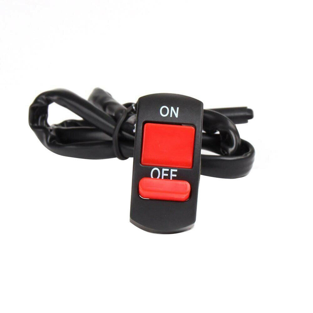 Universal Motorbike ATV Bike Handlebar Light Switch ON OFF Button.