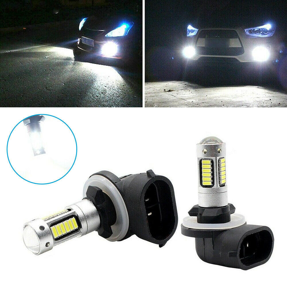 2x 881 H27 30W 6000K White LED Car SUV Fog Light Bulb DRL Lamp Extremely Bright.