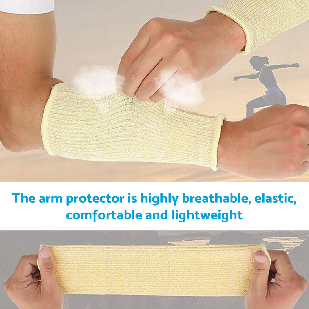 4 Pairs Cut-Resistant Arm Protection Sleeves Forearm Protectors 4 Colors Suitable For Work Safety