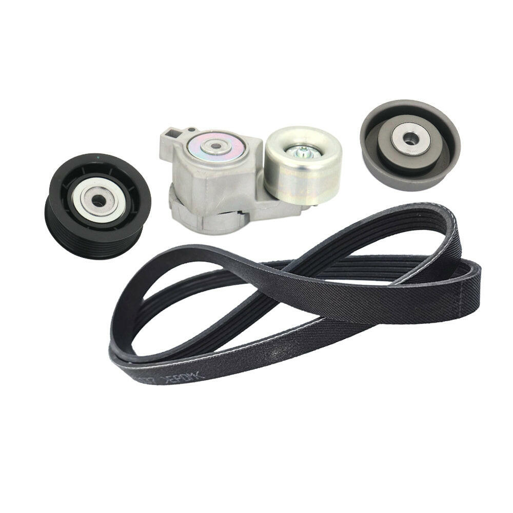 Drive Belt Idler Tensioner Pulley Kit Suitable For Mitsubishi Pajero NM NP 3.5L V6 6G74.