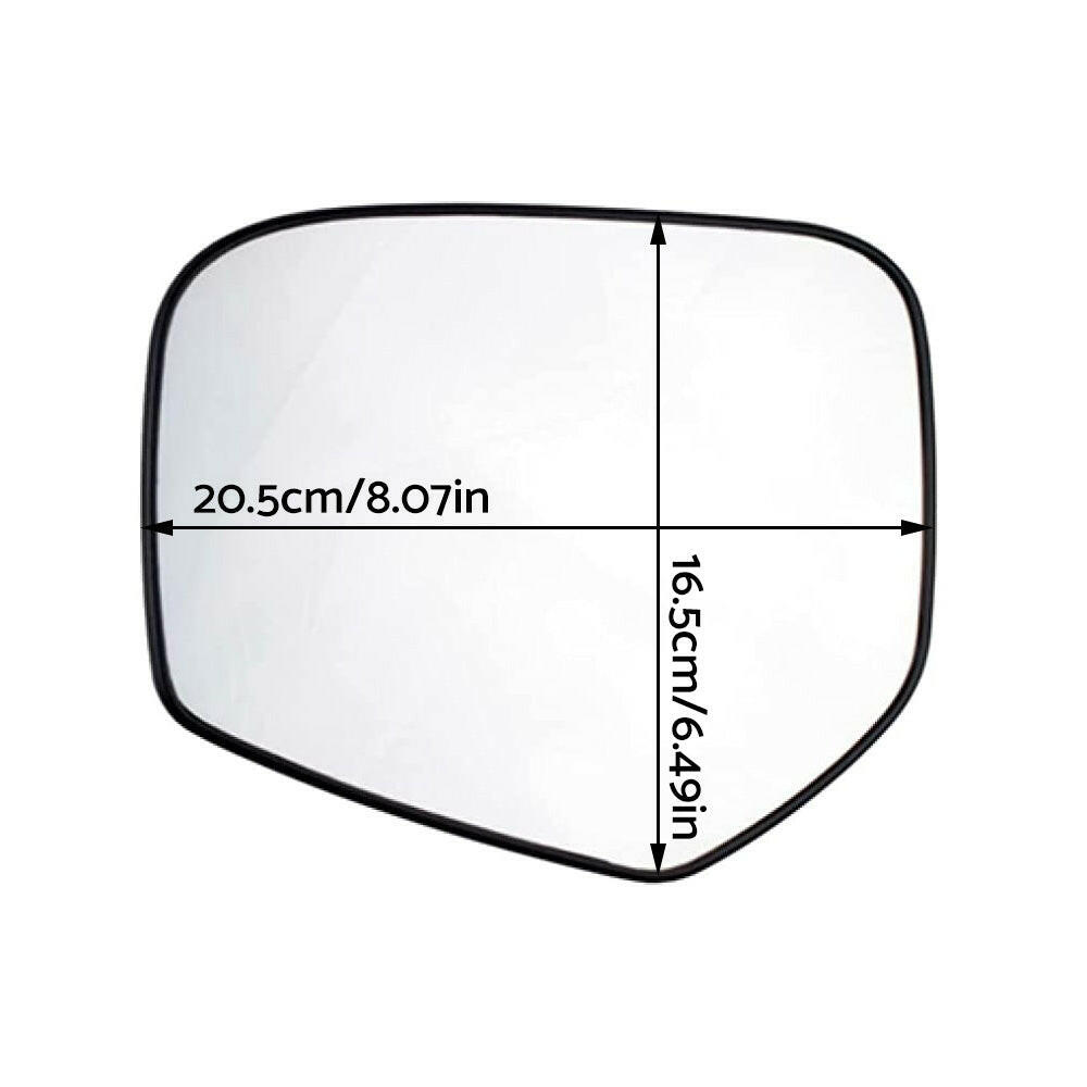 Front Left Side Mirror Glass Suitable For Mitsubishi Triton ML MN 2006-2015.
