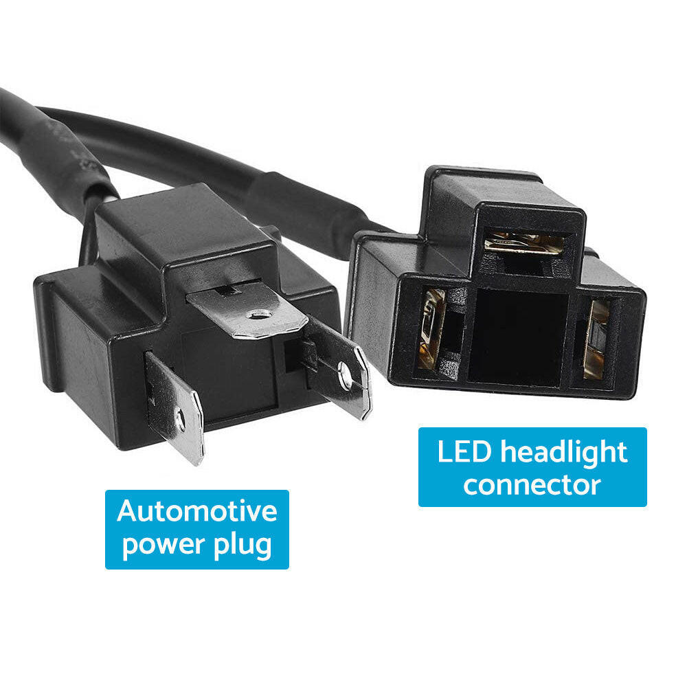 2x H4 LED Headlight Canbus Error Free Anti-Flicker Resistor Canceller Decoder ST.