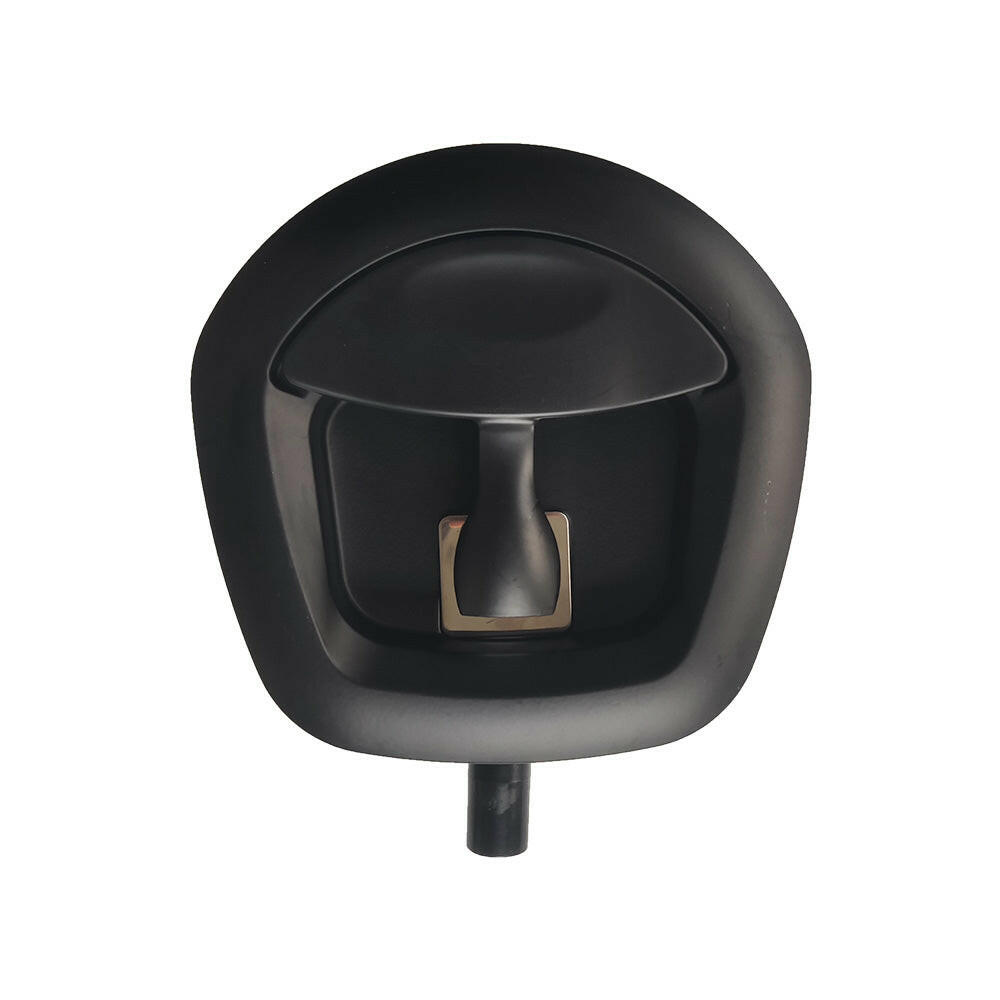 1x Black Recessed Folding T Lock / Handle Suitable For Trailer Toolbox Drop T Whale Tail.