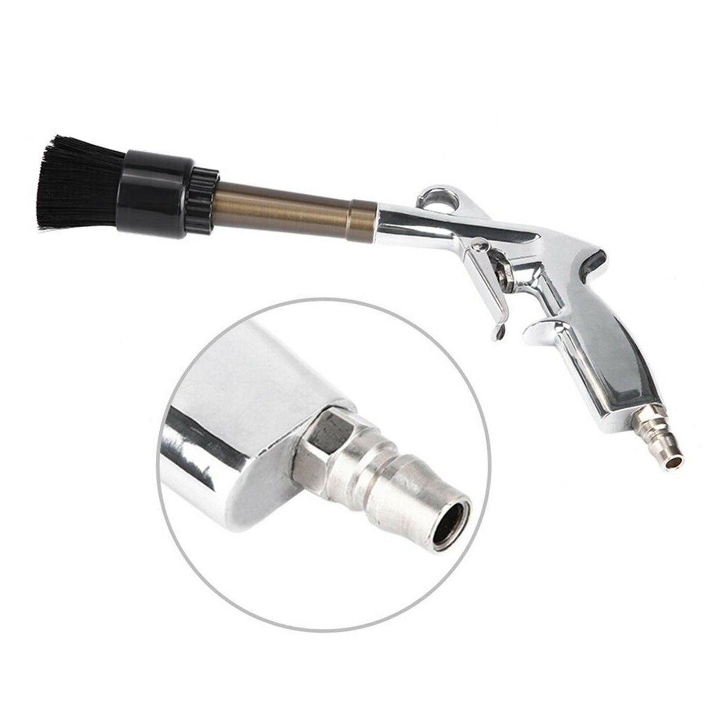 Car Cleaning Gun Aluminum Alloy Ergonomic Handle Rust-Proof Durable 0.8 MPa.