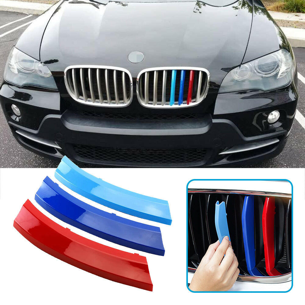 M-Tech Kidney Grille 3-Color Cover Clips Suitable For BMW X5 E70 2008-2013.