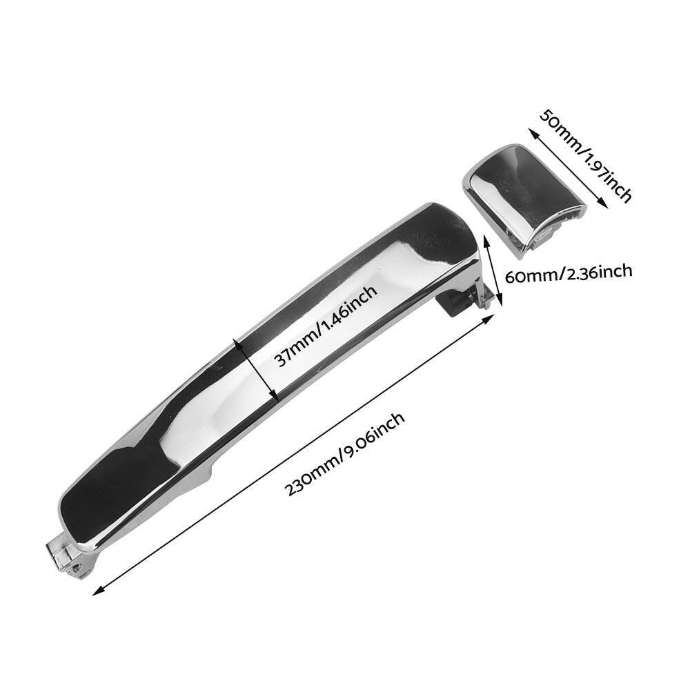 Rear LH Left or RH Right Outer Door Handle Chrome Suitable For Nissan X-Trail T31 2007-2013.