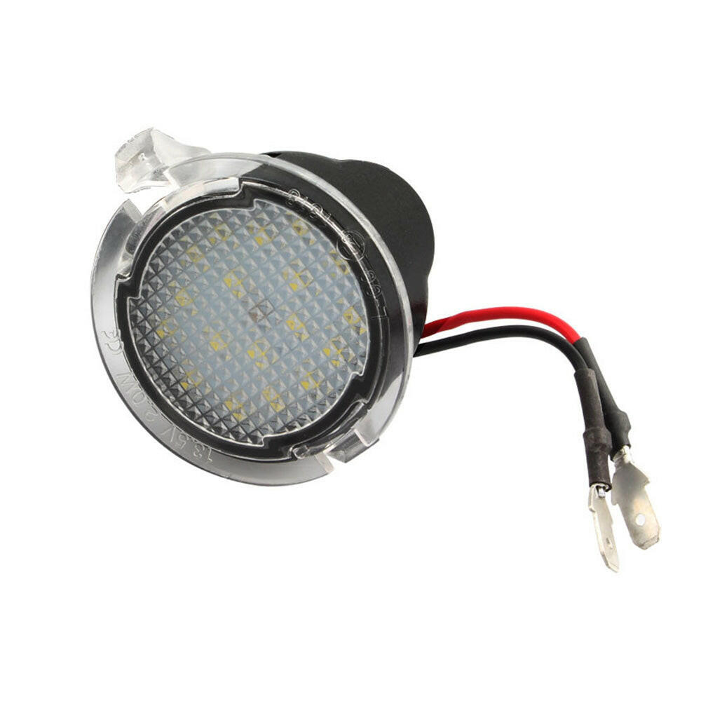 2X Under Mirror 6000K LED Light Puddle Lamps Suitable for Ford Ranger PX2 PX3.