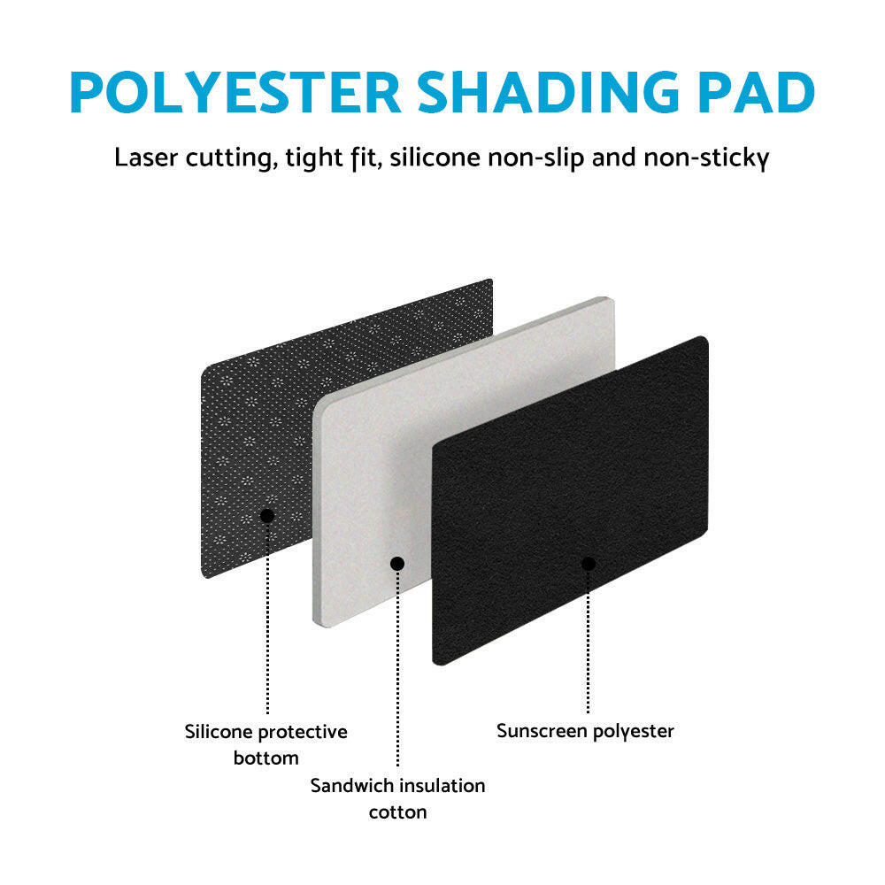 Non-Slip Dash Mat Dashboard Cover Black Suitable For Honda Jazz Hatch 2014–2022.