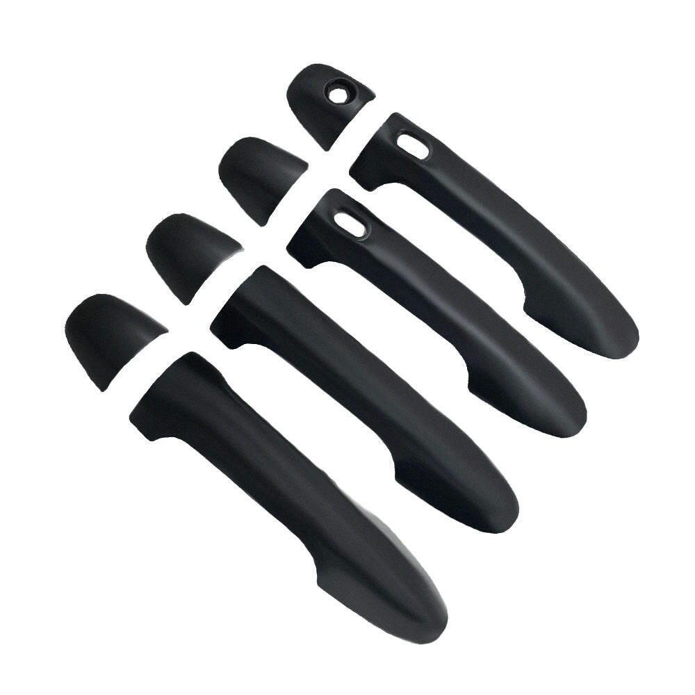 4x Door Handle Covers Matte Black Suitable For Toyota Hilux N80 2015-2021.
