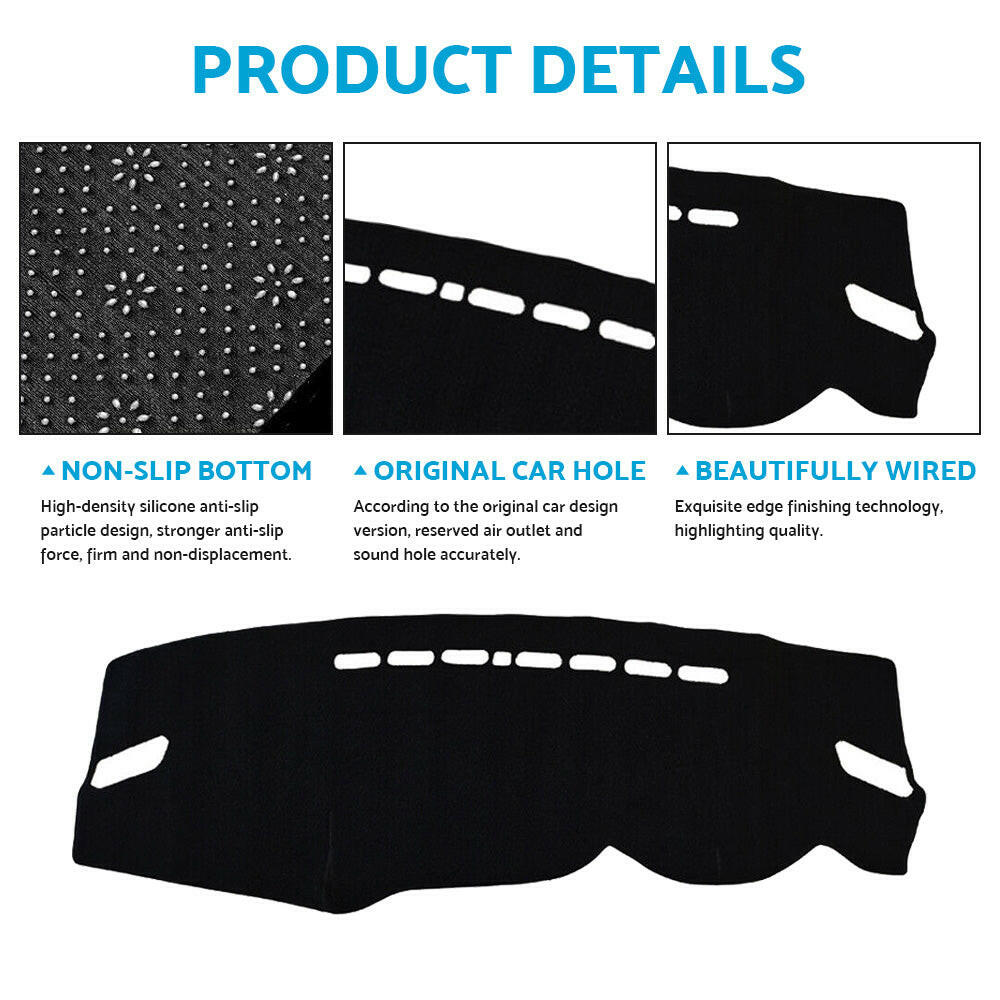 Non-Slip Dash Mat Suitable For Mitsubishi Outlander 2012-2020 SUV Dashboard Cover.