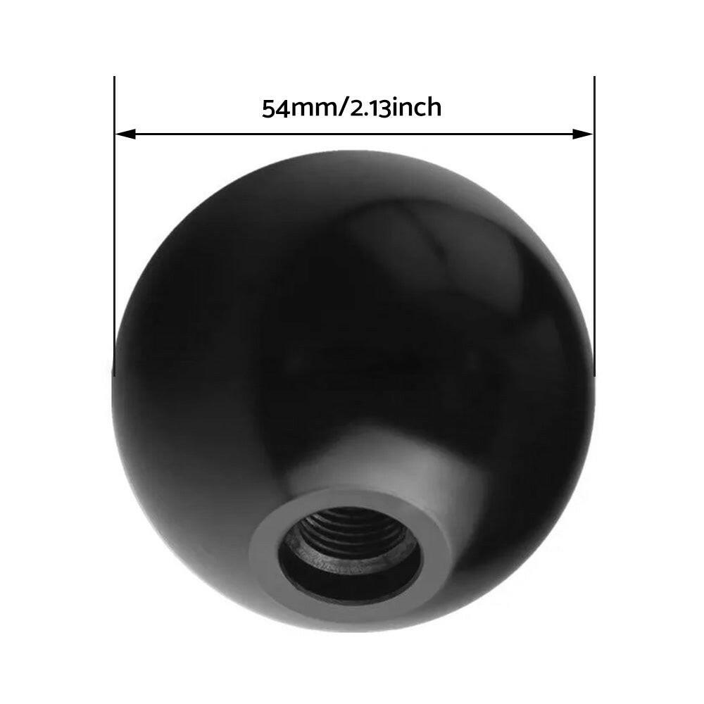 1 Set Universal 5 Speed Car MT Manual Round Ball Gear Shift Knob Shifter Lever.