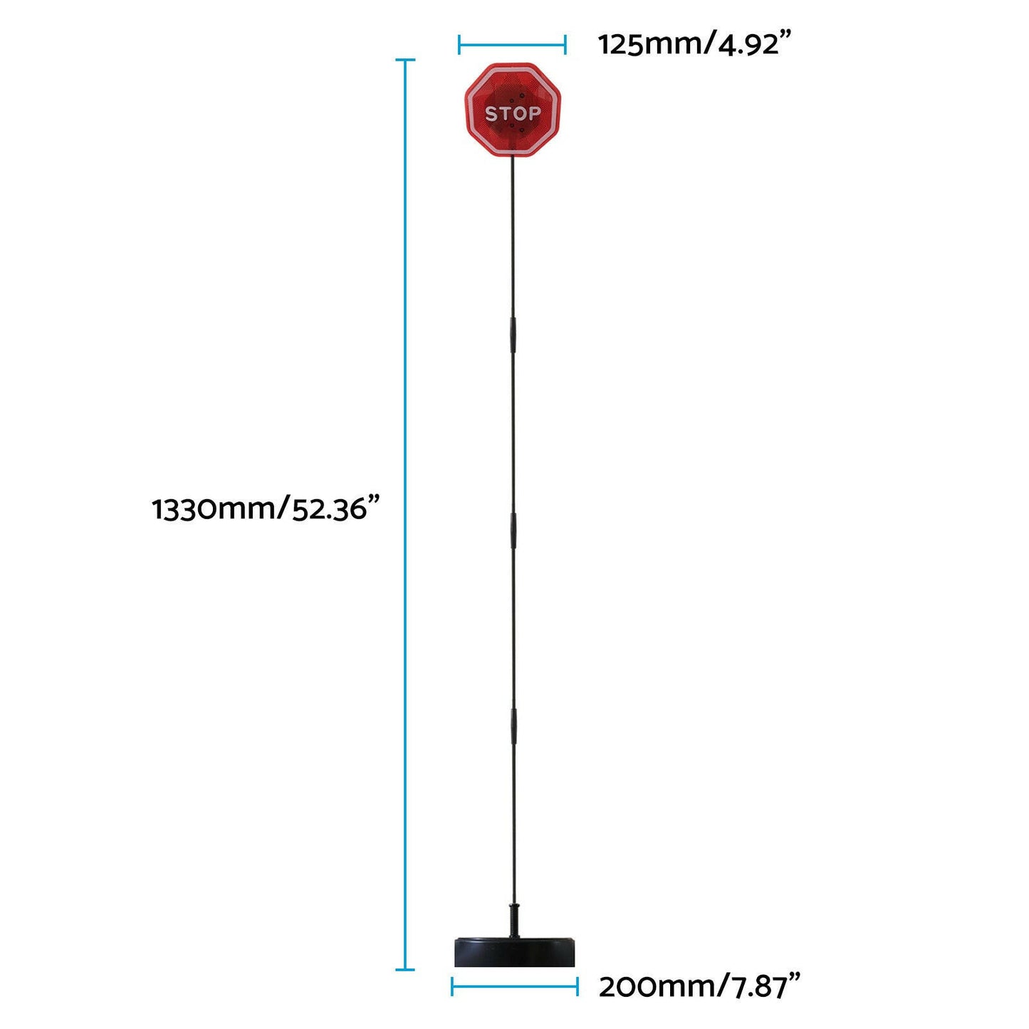 LED Garage Parking Sensor Stop Sign Smart Parking Light Assistant System.