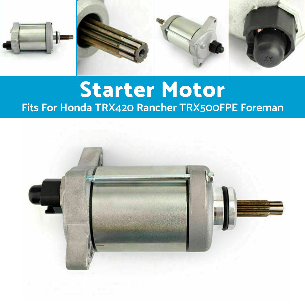 STARTER MOTOR 31200-HR0-F01 Fits for Honda TRX420 FourTrax Rancher 420 TRX420FPA.