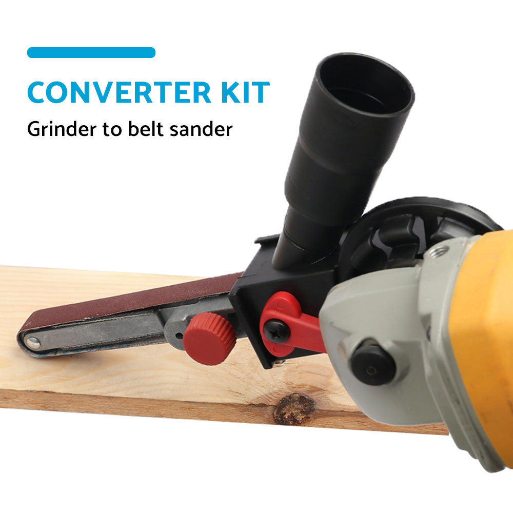 Sander Machine Sanding Belt Adapter Head Convert with Sanding Belts Woodworking.
