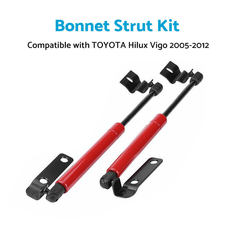 Bonnet Gas Strut Lift Support Suitable For Toyota Hilux 2.7L 3.0L 4.0L Ute 2005–2015.