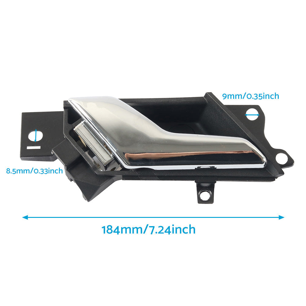 Left Inner Door Handle Chrome Suitable for Holden Captiva 5-Seater