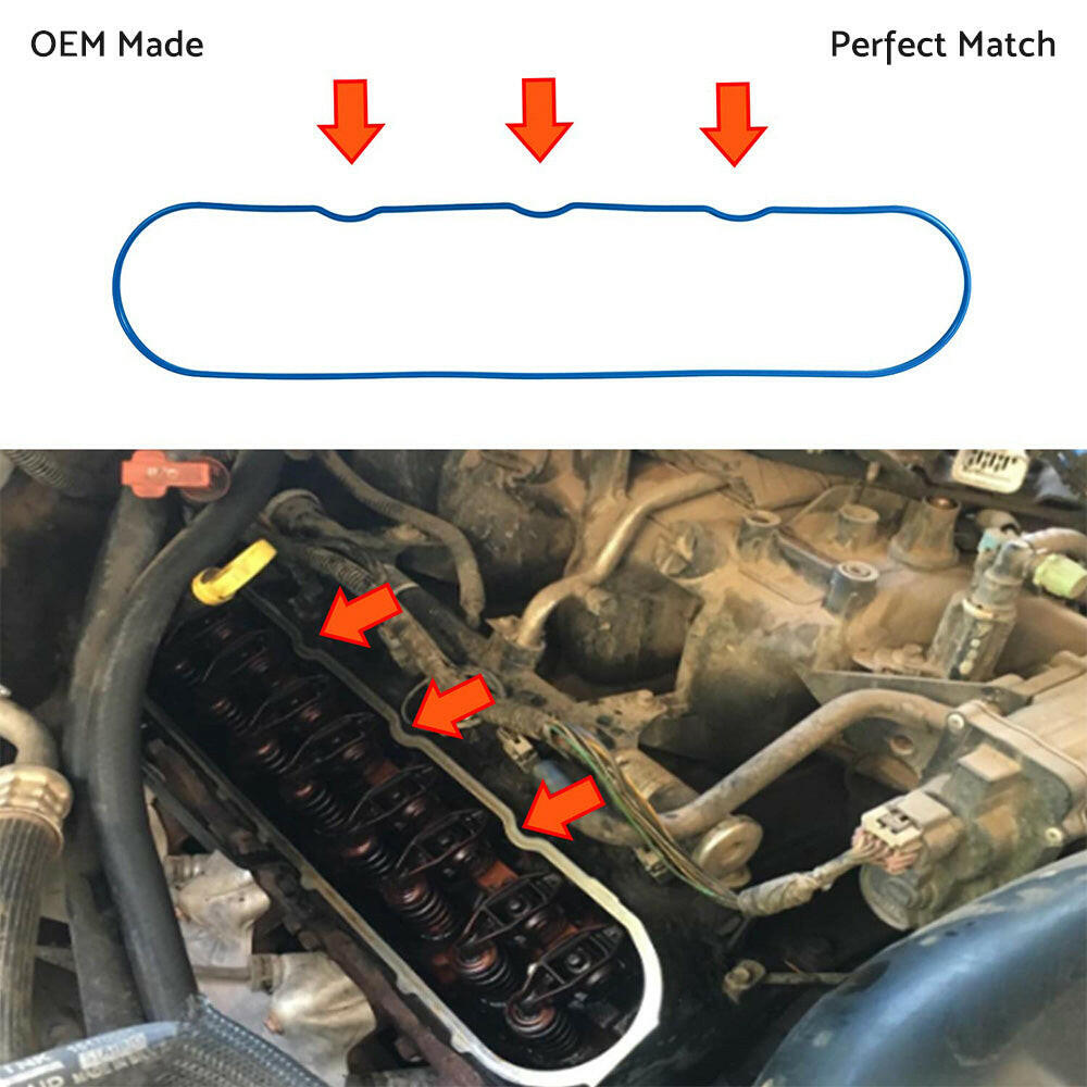 2x Rocker Cover Gasket Suitable for HOLDEN COMMODORE LS1 LS2 LS3 5. 7 6. 0 VT VX VY VZ VE.