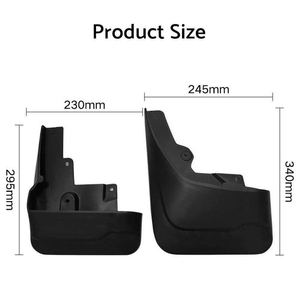 Car Mud Flaps Kit Suitable For Great Wall Cannon GWM Poer UTE NPW 2.0L GW4D20 2020–2022.