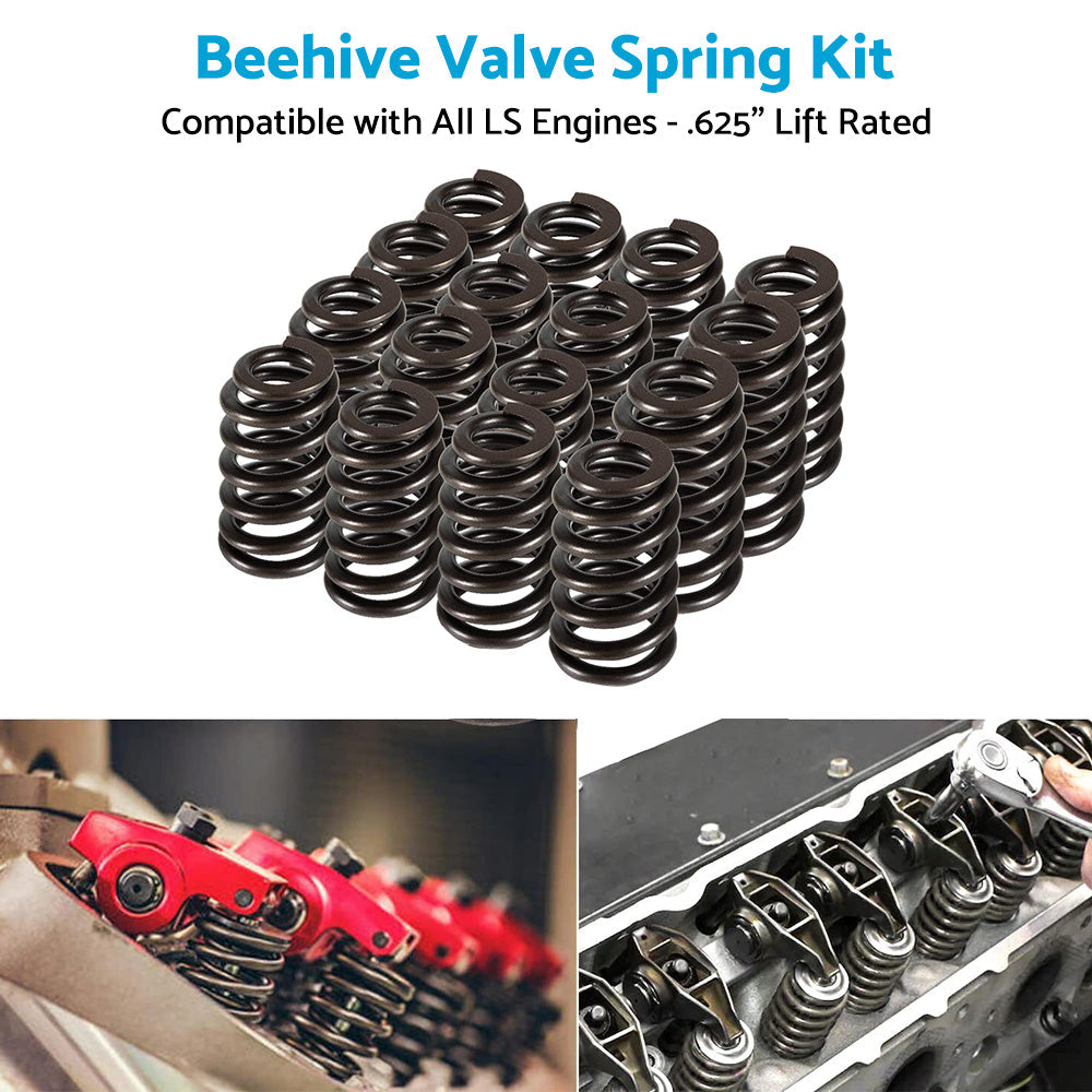 Beehive Valve Spring Kit Suitable For LS Engines Up To 0.625 Inch Lift Rated