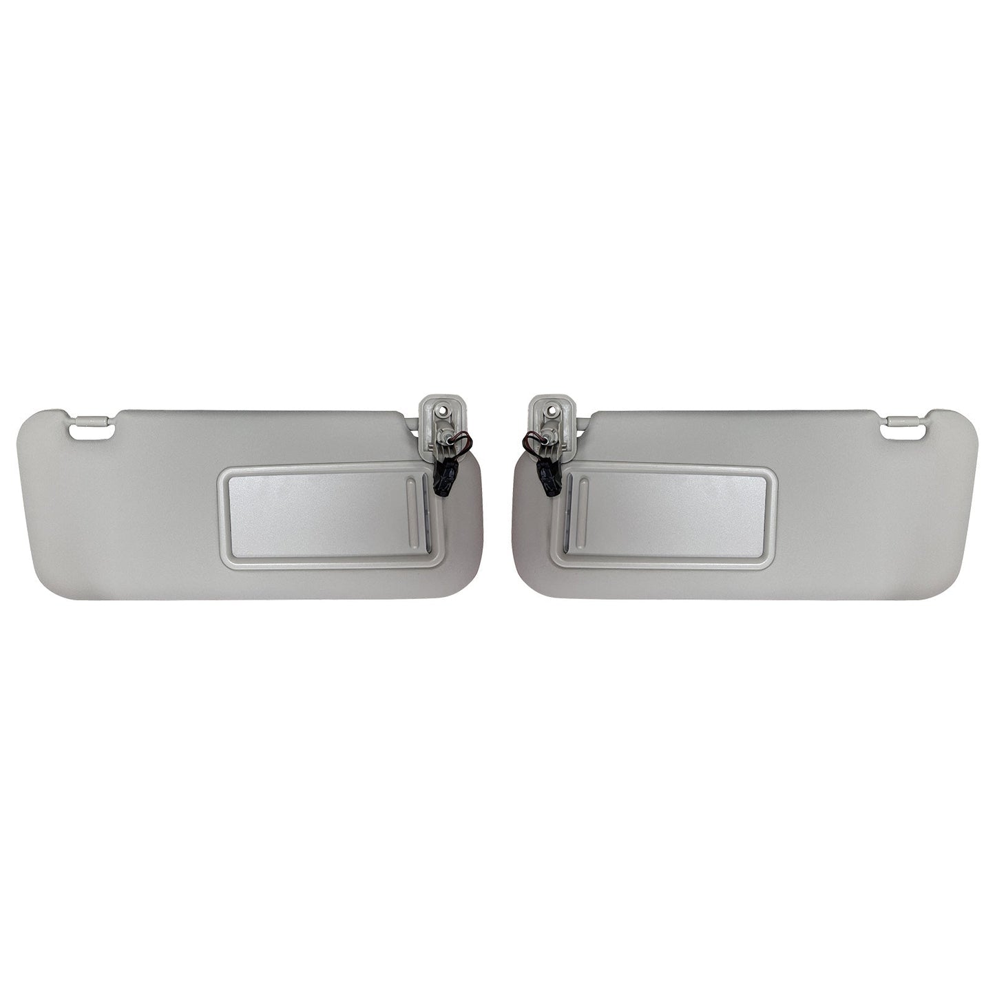2x Sun Visors Right & Left With Light Suitable for Mazda 3