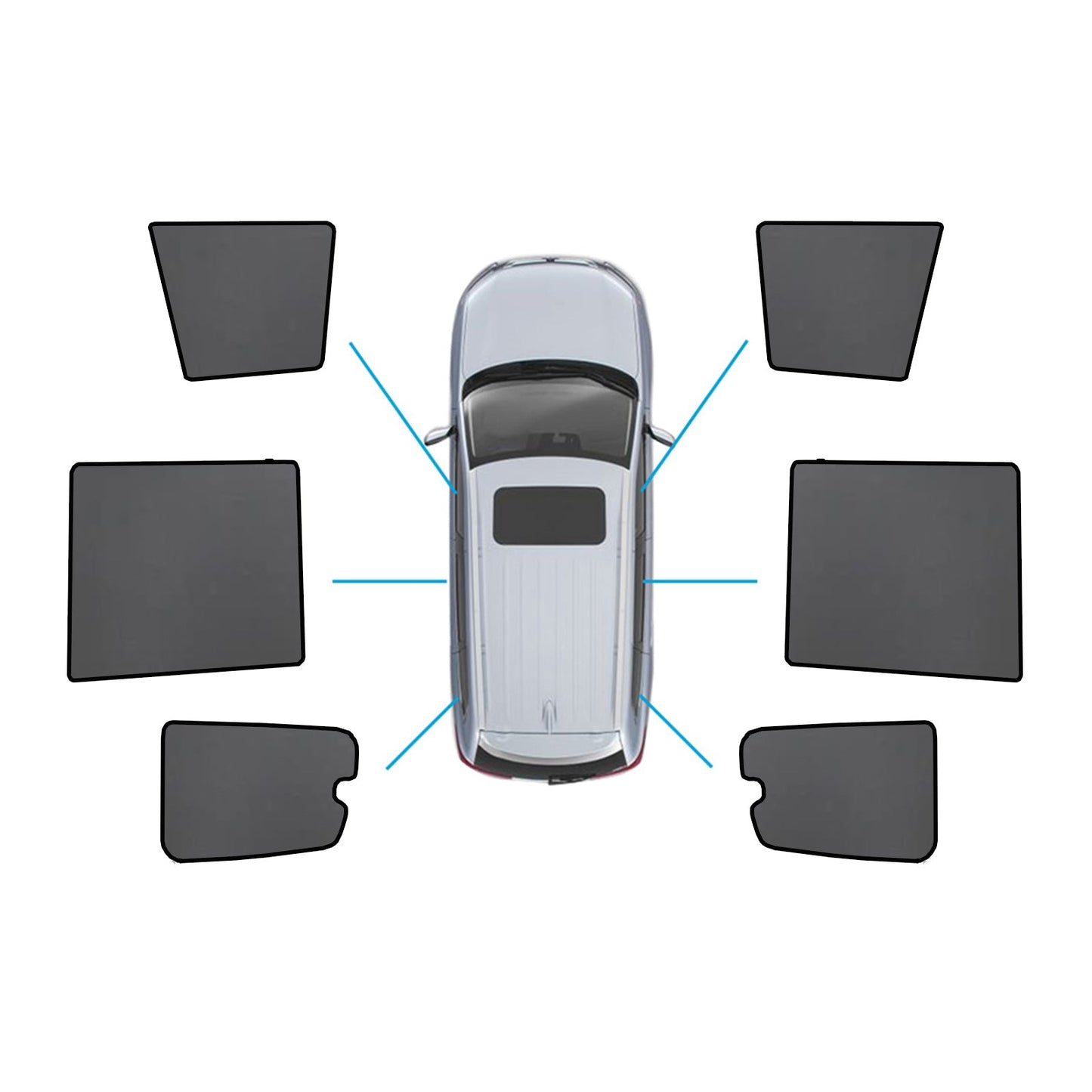 Car Window Sun Shade Suitable for Mitsubishi Pajero 3.8L