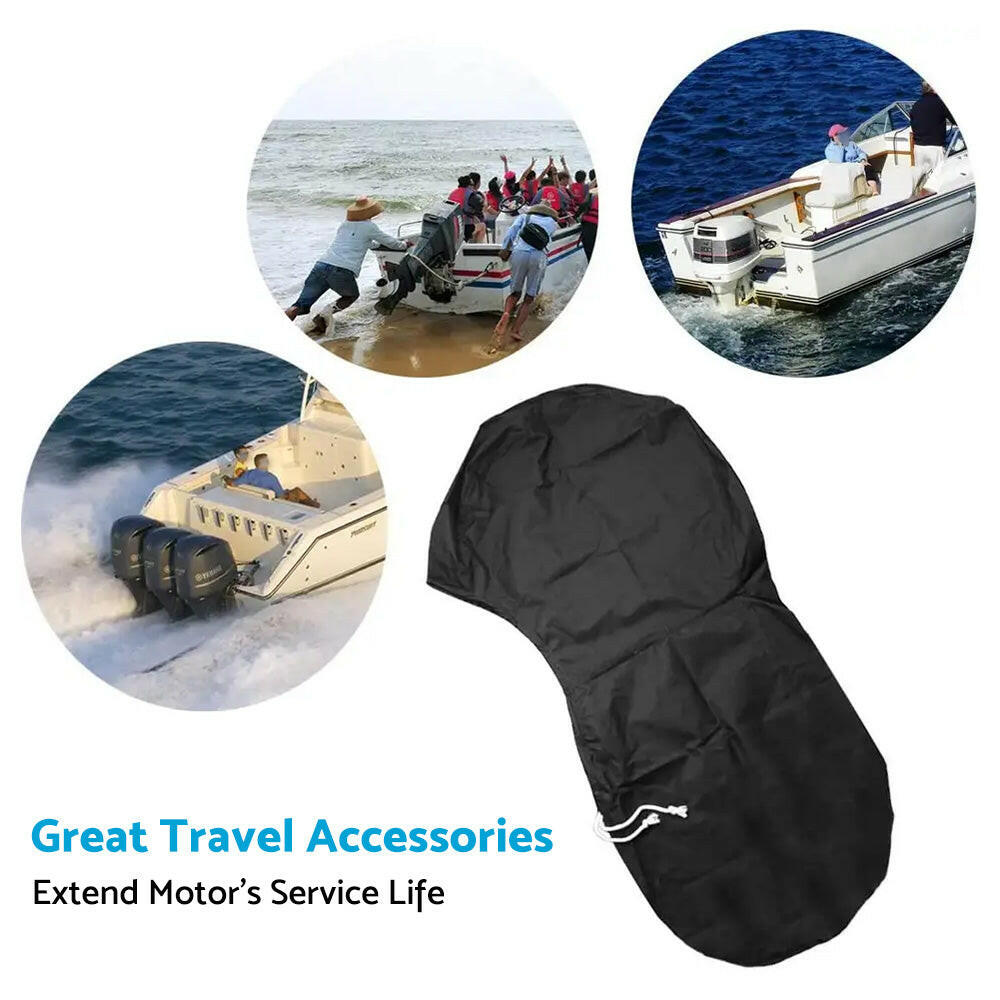 Outboard Motor Full Cover Waterproof Dustproof Boat Engine Rain Protection.