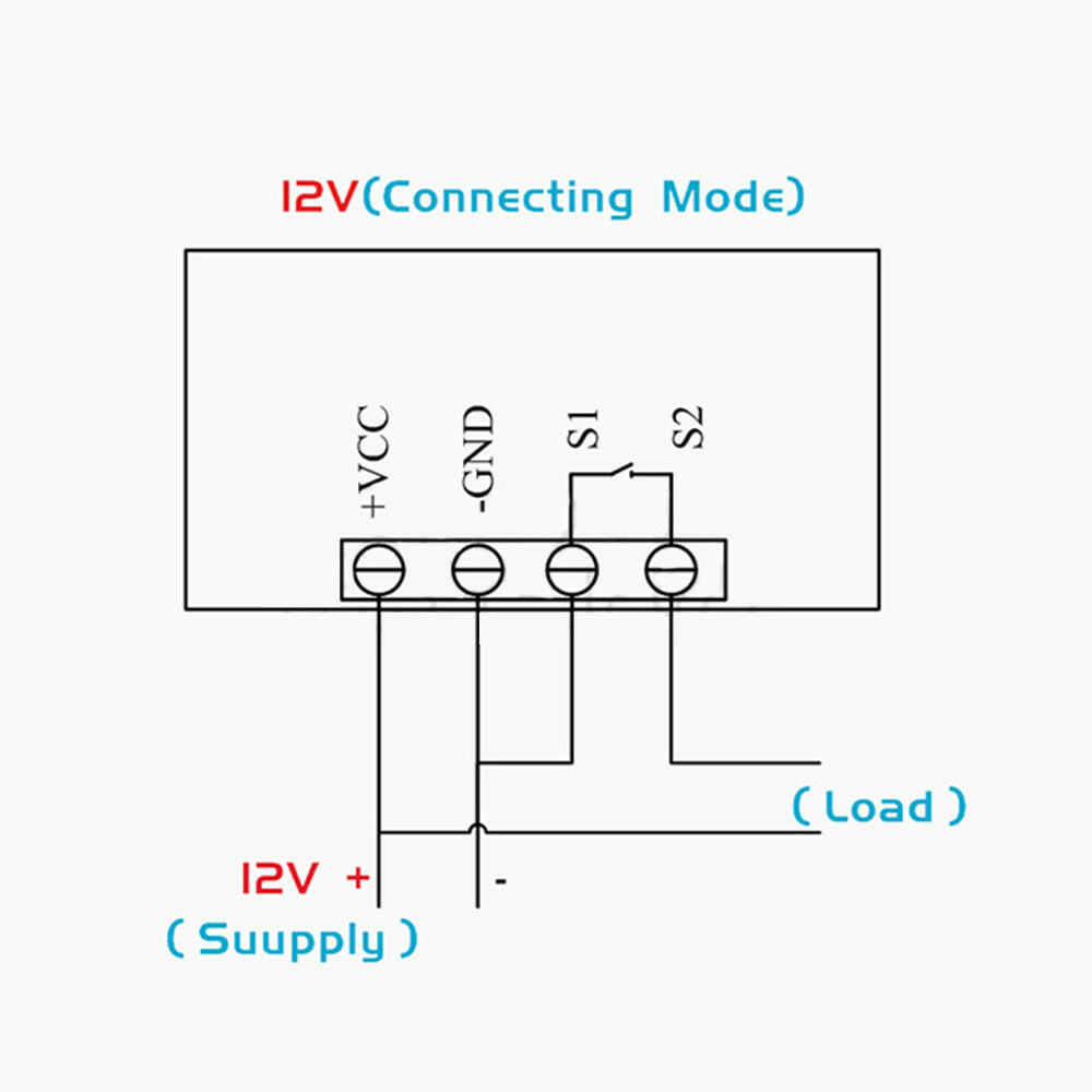 12V Intelligent Digital Temperature Controller Thermostat Temp Control Switch.