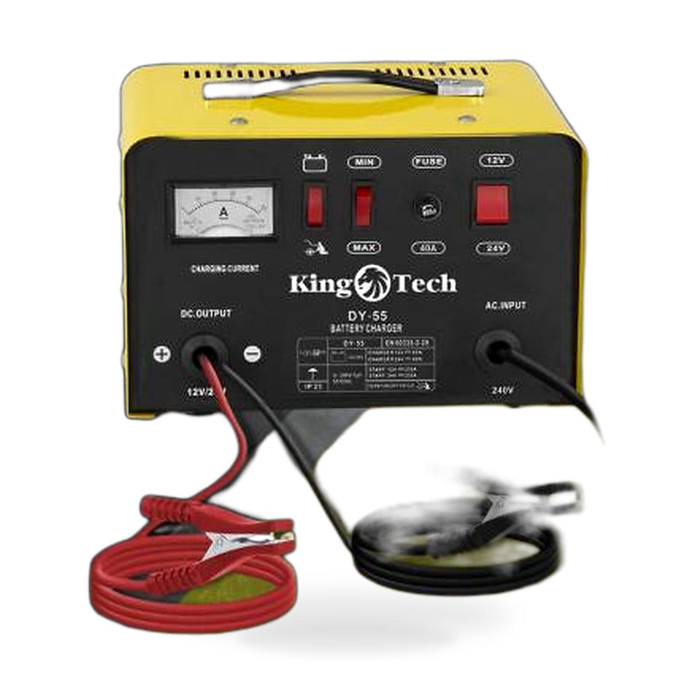 Kingtech 2in1 Battery Charger Jump Starter New Dual Heavy Duty Car Charger 40Amp - ZT2