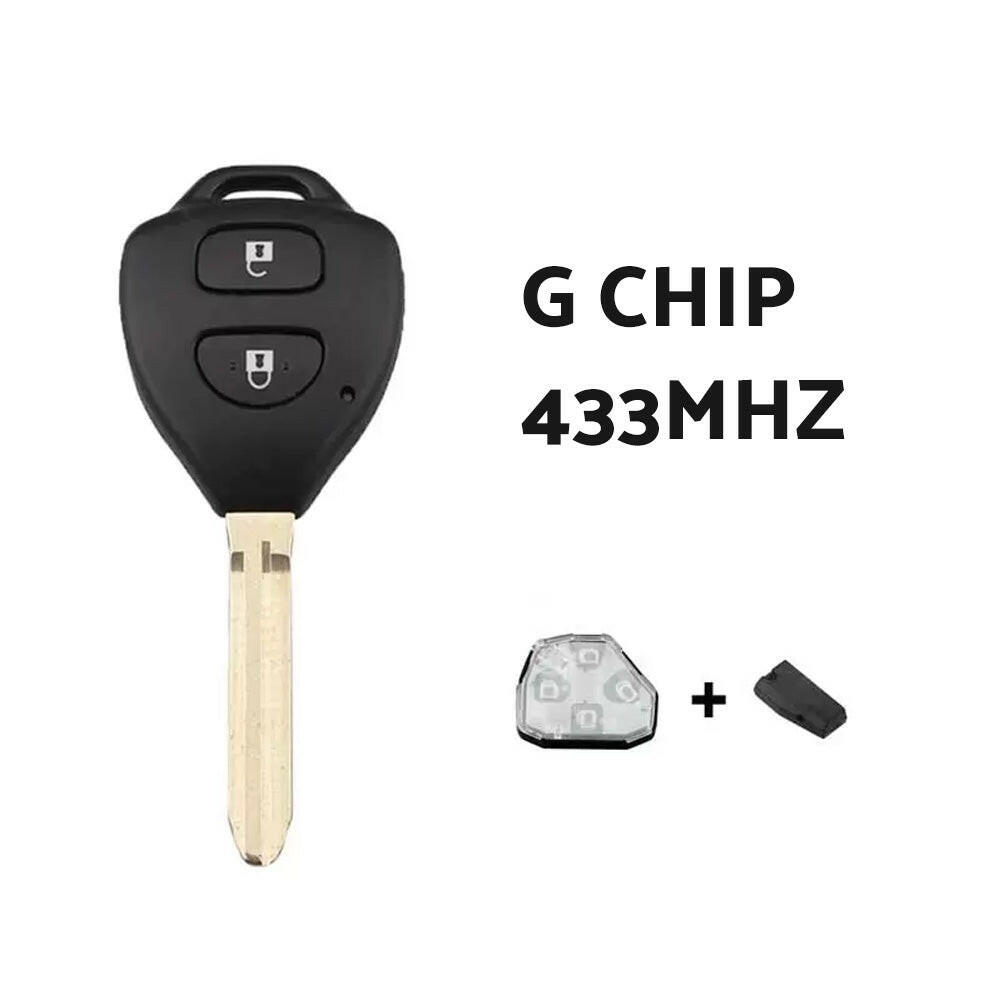Car Remote Control Key Suitable For Toyota Hilux 2009-2015 Yaris 2011-2014 Corolla 2009-2012.