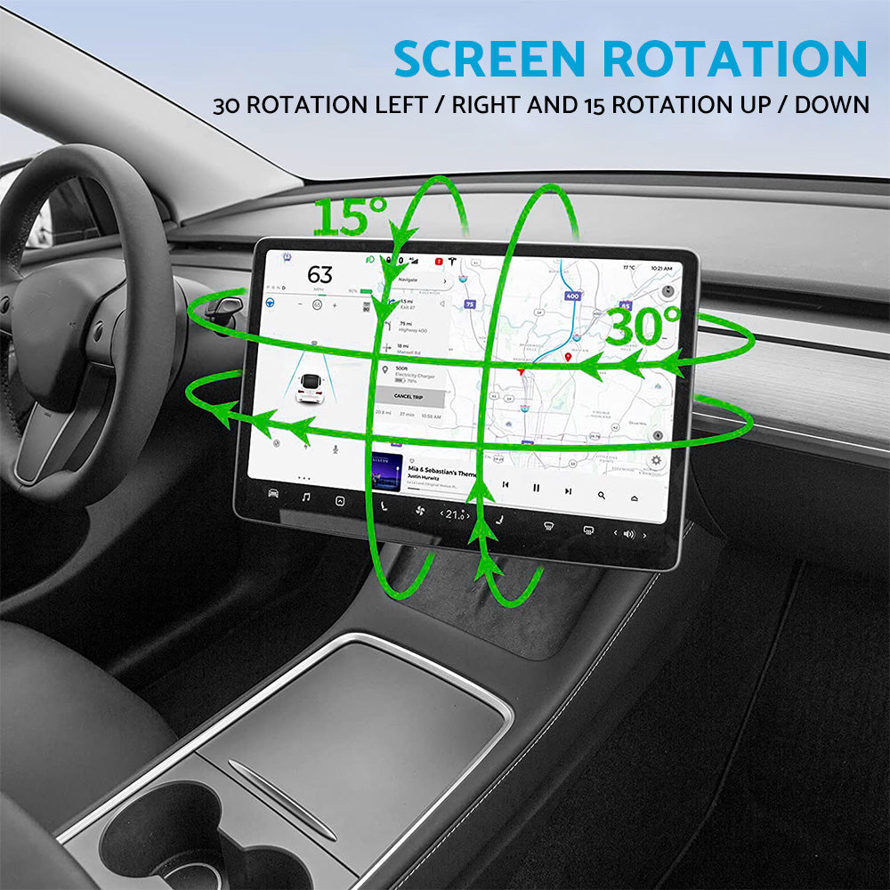 Suitable For Tesla Model 3 Y Screen Rotate Swivel Mount Kit Navigation Rotation.