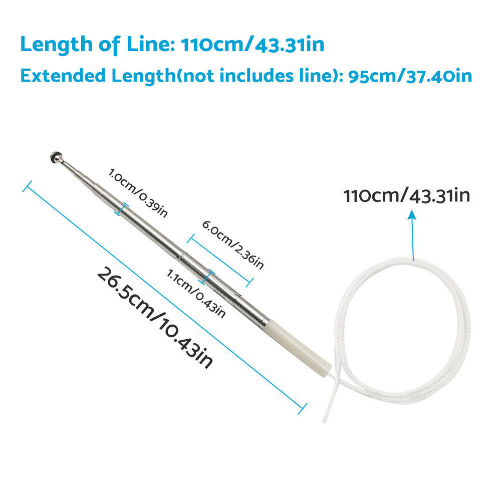 7-Section Antenna Mast & Rope Suitable For Mitsubishi Pajero NM NP 2000-2006 AP262