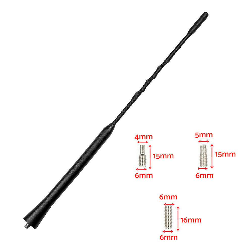 11" Universal Flexible Anti-Noise Beesting Ariel Antenna Suitable For Car Radio.