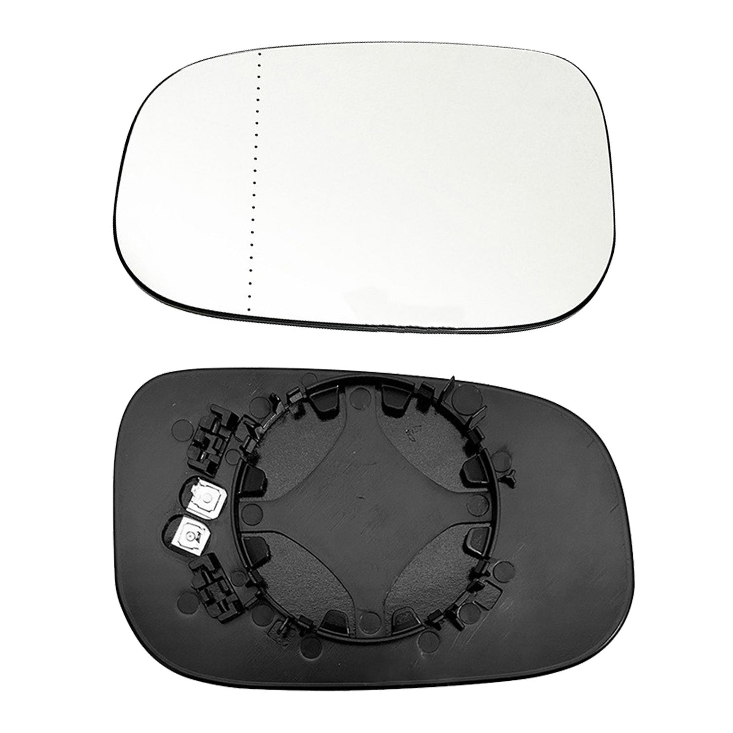 Left Side Mirror Glass Suitable For Volvo S40 / M / V50 T5 2004-2012 Large Blinker Type