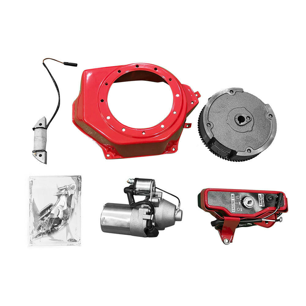 Electric Start Kit Starter Motor Ignition Switch Suitable For Honda GX160 GX200.