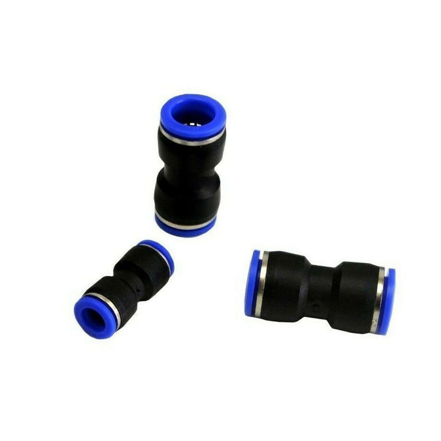 58pcs Air Line Coupler Push-In Hose Joiner Metric Quick Connect Kit Nylon Hose.