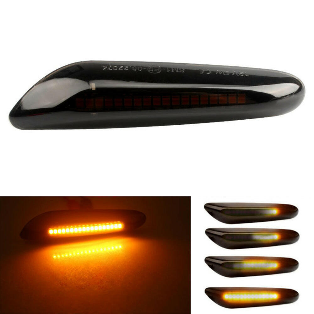 Dynamic Side Indicator Marker Lights Turn Signal Suitable For BMW 1 Series 3 Series 5 Series X Series.