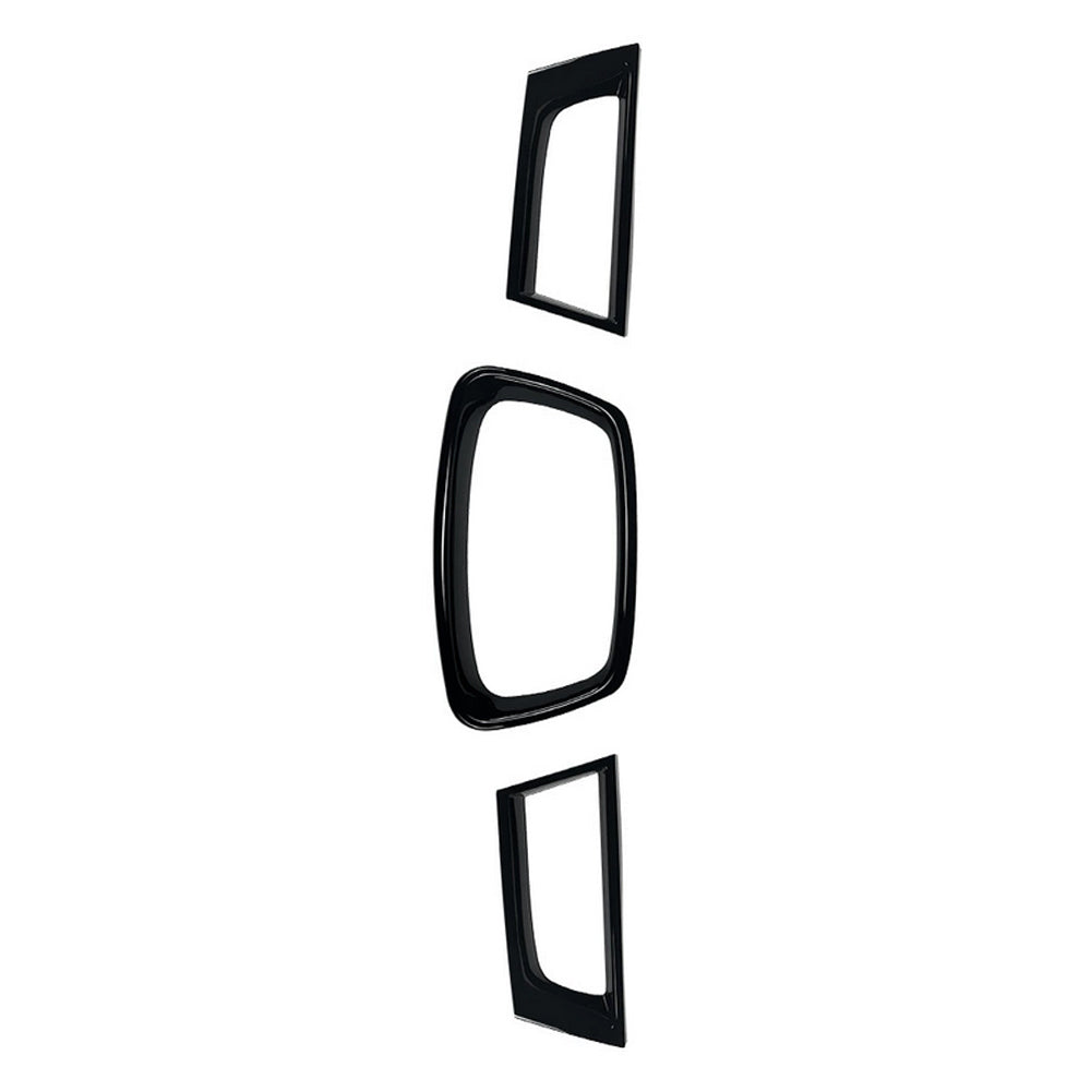 3x Gloss Black Front Grille Trim Suitable for Subaru Impreza MK6