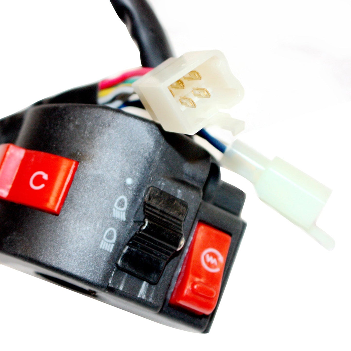7 Wire Kill Start Light Switch Button Housing 110cc 125cc PIT Quad Dirt Bike ATV.