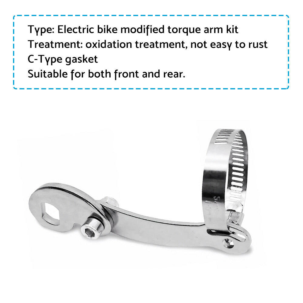 1/2 Set Torque Arm Kit Front Rear Refit Components Parts For Electric Bike Ebike.